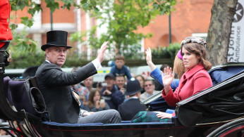 Prince Andrew, Princess Eugenie and Princess Beatrice