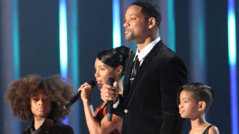 Jaden Smith, Jada Pinkett Smith, Will Smith and Willow Smith 