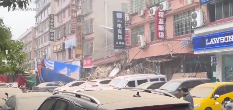 CHINA COLLAPSED BUILDING