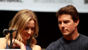 Emily Blunt and Tom Cruise