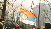 FLAG OF SERBIA