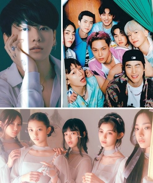 K-Pop Superstars Battling for the Summer Spotlight: BTS's Jungkook, EXO, NCT DREAM, and More!