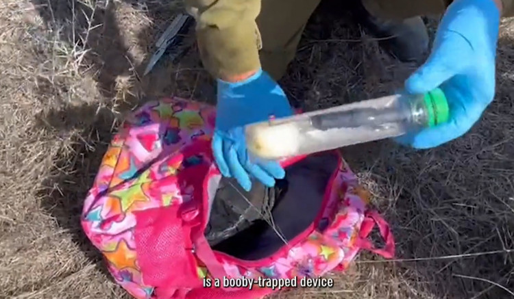 Hamas Plants Booby Traps, Bomb Discovered in Child's Backpack -- Israel Claims