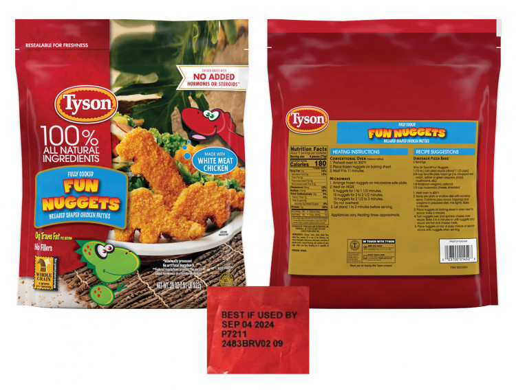 Tyson Foods Recalls Dino Nuggets Over Metal Contamination Concerns