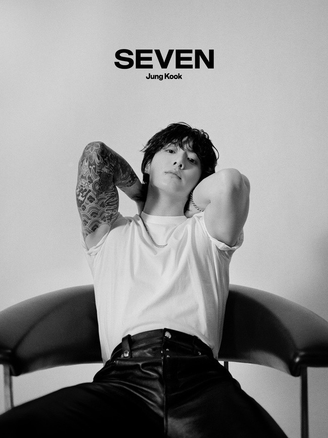 BTS Jungkook's Solo Single 'Seven' Secures 4th Place in Spotify's 2023 Most Streamed Tracks, Cementing His Global Pop Star Status