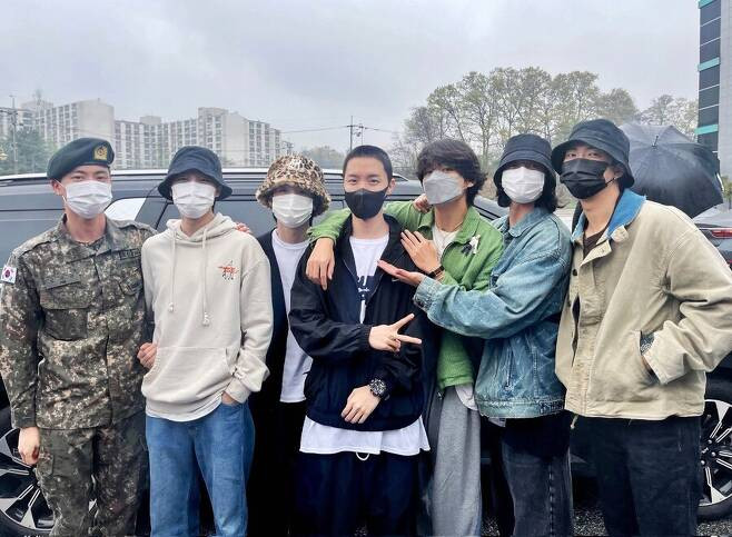 BTS Takes Last Full Group Picture Before Military Enlistment Break until 2025