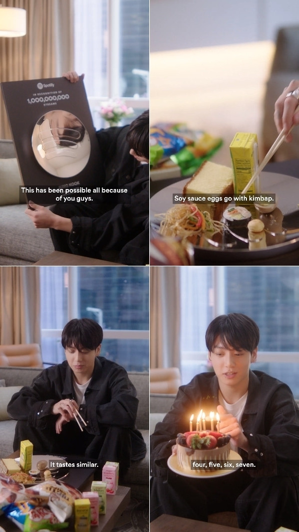 BTS Jungkook Celebrates 1 Billion Spotify Streams with a Unique 'Tuna Gimbap & Jangjorim' Mukbang – Thanks to ARMY