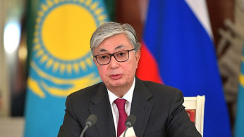 Kazakhstan's President Kassym-Jomart Tokayev