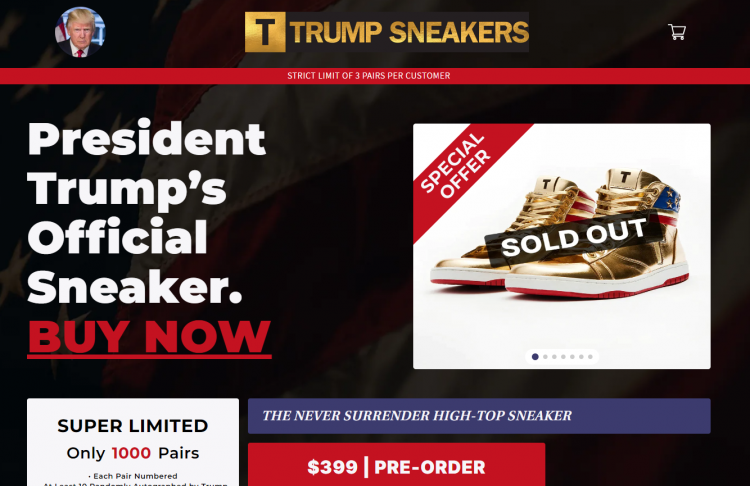 Donald Trump Launches Branded Sneakers in Political Merchandise Foray, Sparking Mixed Reactions