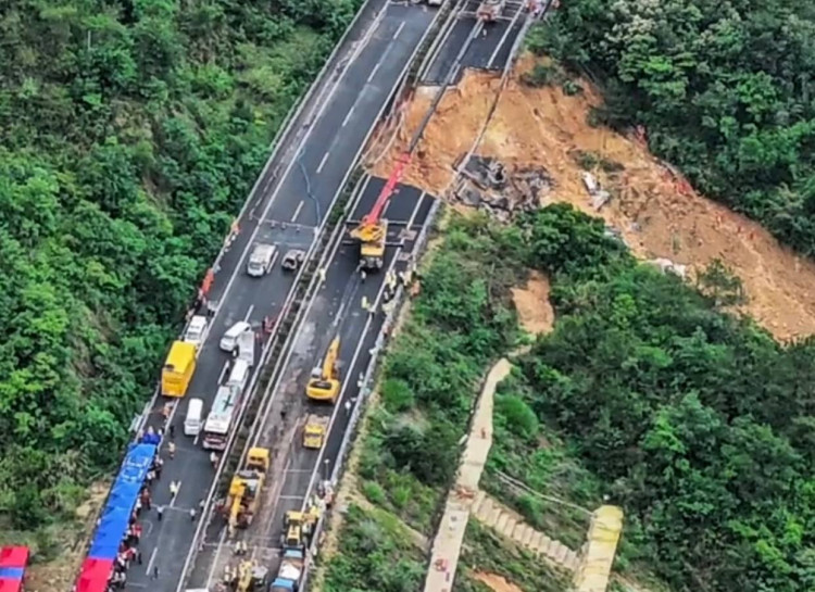 Catastrophic Highway Collapse in Southern China Results in 24 Fatalities