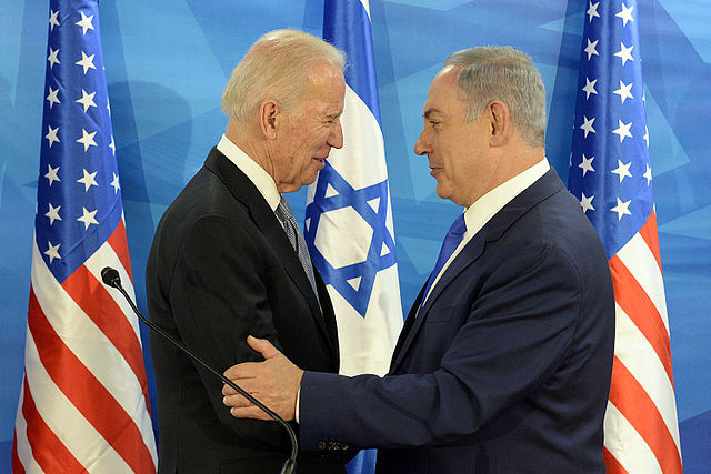 Joe Biden and Benjamin Netanyahu