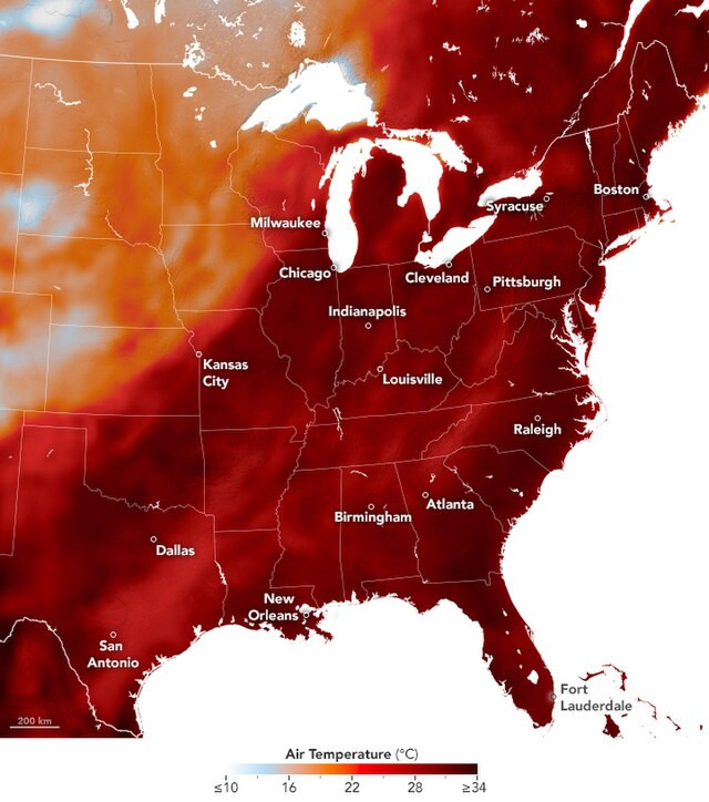 Unrelenting Heat Wave to Expand East, Threatening Public Health and Infrastructure