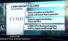LVMH growth slows