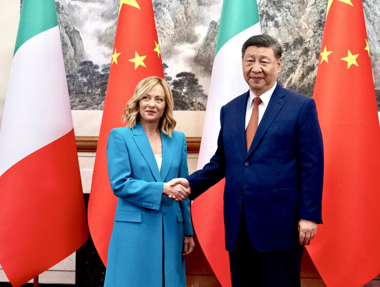 Italy's Meloni and China's Xi Discuss Global Tensions, Strengthen Economic Ties