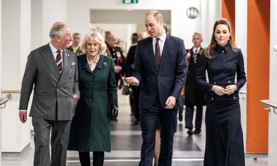 King Charles and Queen Camilla, Prince William and Kate Middleton