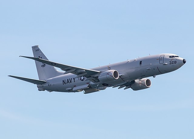 Beijing Condemns U.S. P-8A Poseidon Patrol Over Taiwan Strait as 'Provocative'