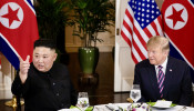 Donald Trump and Kim Jong Un