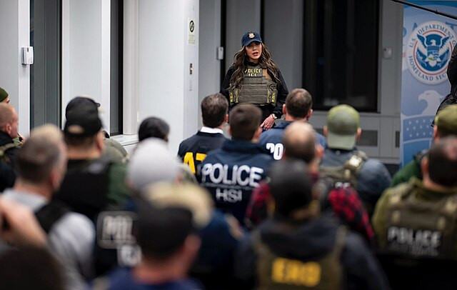 DHS Secretary Kristi Noem Joins Immigration Raids Targeting Violent Criminals in NYC