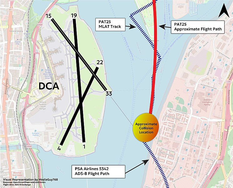 'No Survivors' Expected After American Airlines Jet, Military Helicopter Collide Over Potomac