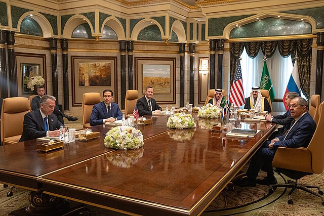 U.S., Russia Agree to ’Work Toward Ending the War' in Ukraine, but Kyiv Is Left Out of Saudi Talks