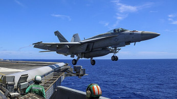 U.S. Navy Loses $60 Million F/A-18 Jet After Mishap Aboard USS Harry S. Truman