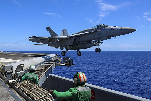 U.S. Navy Loses $60 Million F/A-18 Jet After Mishap Aboard USS Harry S. Truman