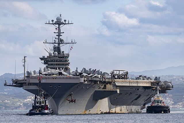 F/A-18 Crashes Off USS Truman in Red Sea as Carrier Faces Second Jet Loss in a Week