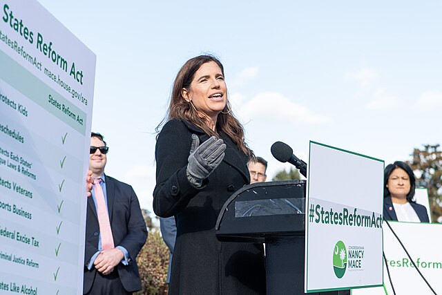 Rep. Nancy Mace (R., S.C.) on Wednesday introduced a resolution to expel Rep. LaMonica McIver (D., N.J.) from the House