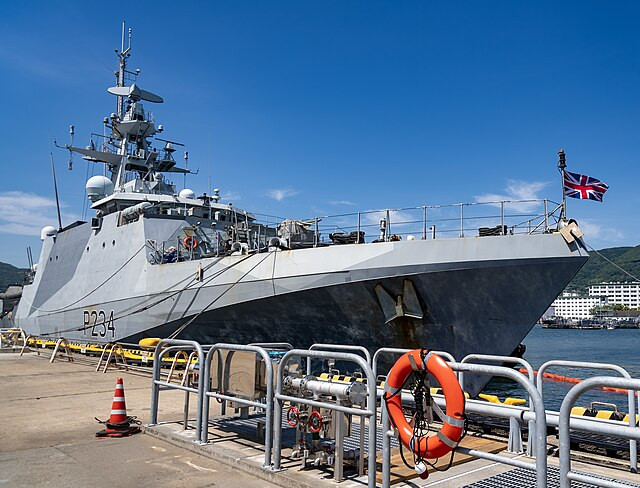 China Condemns British Warship Transit Through Taiwan Strait 
