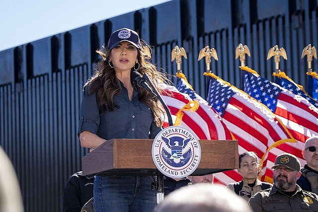 Department of Homeland Security Secretary Kristi Noem