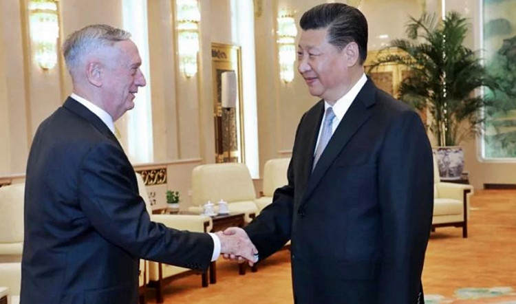 Mattis meets Xi 