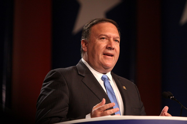 US Secretary of State Mike Pompeo at Washington, D.C