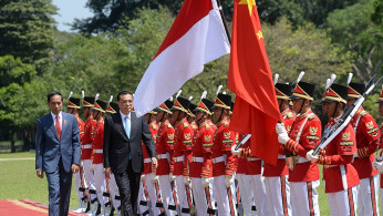 Premier Li Keqiang at the Bogor Presidential Palace