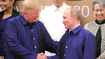 Vladimir Putin and Donald Trump at the APEC Summit