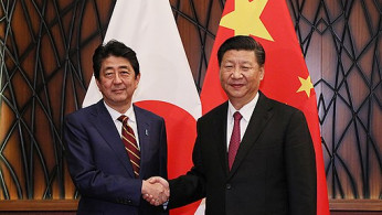 Shinzō Abe and Xi Jinping (November 2017)