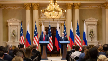 US President Donald Trump and Russia's Vladimir Putin 