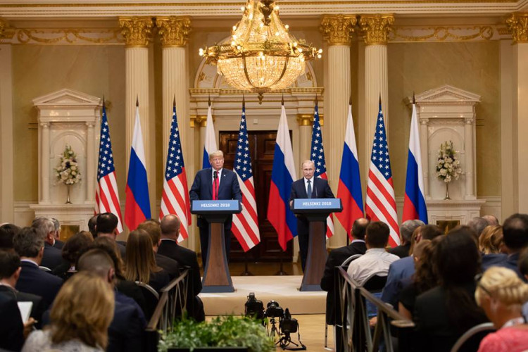 US President Donald Trump and Russia's Vladimir Putin 