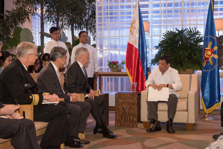 Philippine President Rodrigo Duterte