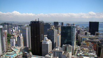 Economic center in Rio de Janeiro, Brazil