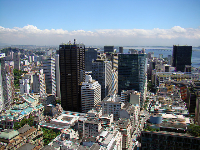 Economic center in Rio de Janeiro, Brazil