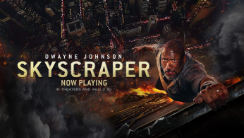 Promo image for the film 'Skyscraper'
