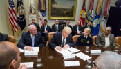 Trump with farmers and agricultural commissioners