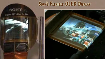 Sony's Flexible OLED display