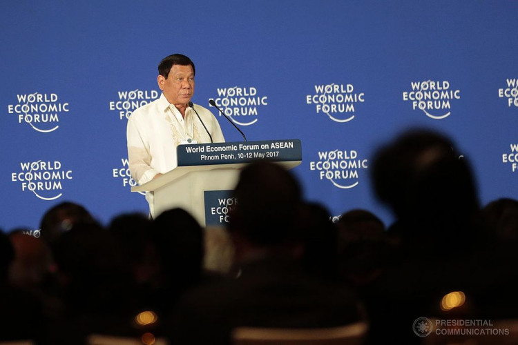 Rodrigo Duterte at WEF Forum, Phnom Penh