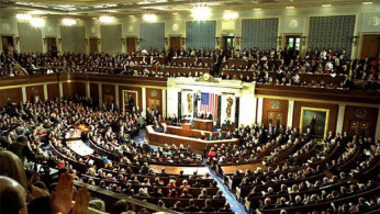 George W. Bush addresses the US Congress