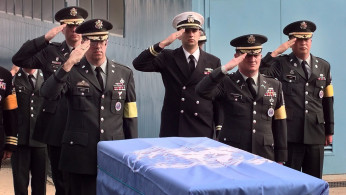 US war remain repatriation ceremony