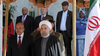 President Jacob Zuma and President of Iran Hassan Rouhani