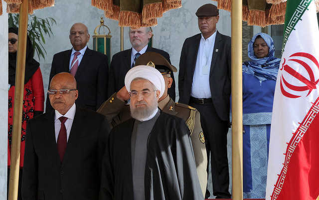 President Jacob Zuma and President of Iran Hassan Rouhani