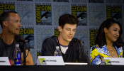 Cavanagh, Grant Gustin & Candice Patton
