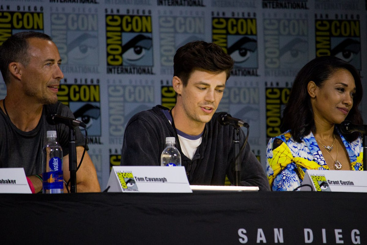 Cavanagh, Grant Gustin & Candice Patton